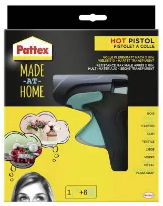 Vysoce Kvalitní Pattex Made at Home tavná lepicí pistole, 70 W, 1 ks, PMHHP