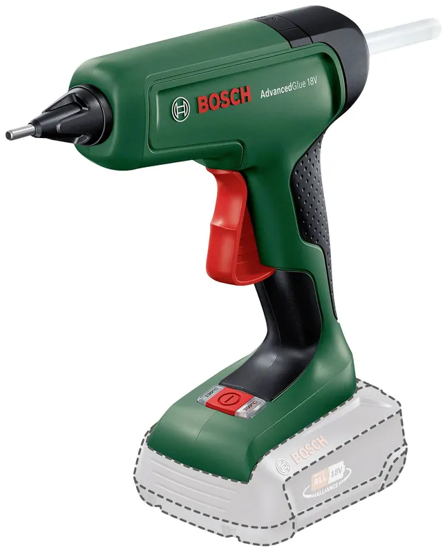 Bosch Home and Garden AdvancedGlue 18V aku tavná lepicí pistole, bez akumulátoru, bez nabíječky, Ø 11 mm, 18 V, 1 ks, 0603264800 Nejlepší Cena