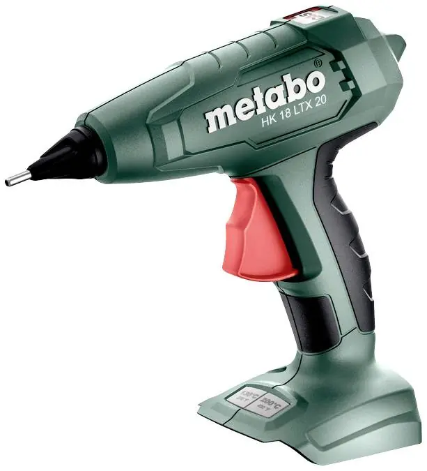 Metabo HK 18 LTX 20 aku tavná lepicí pistole, bez akumulátoru, bez nabíječky, Ø 11 mm, 18 V, 1 ks, 600797850 Výhodná Nabídka