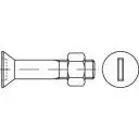TOOLCRAFT 144296 zápustný šroub M12 35 mm příruba DIN 7969 ocel galvanizováno zinkem 100 ks Bezpečná Platba