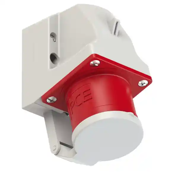 Aktuální Přívodka nástěnná, IP 3243, 4pólová, 32A / 400V, 6h, IP44, s víčkem
