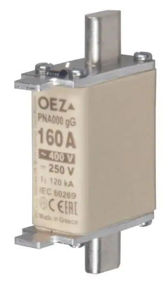 Pojistka PNA 000 160A gG AC 500V Zlevněný