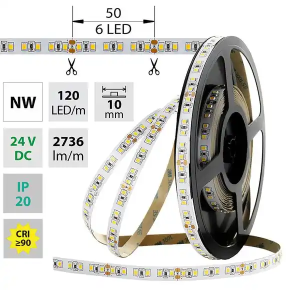 LED pásek 24V_28,8W 120SMD McLED NW IP20 2736lm/m Koupit Online