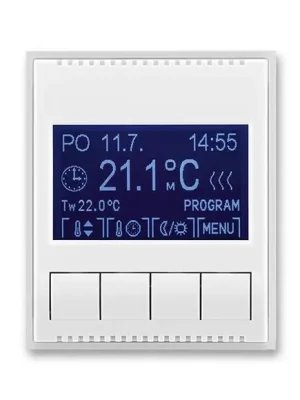 Originální ELEMENT/TIME ovl.jedn.term.dig.(bez strojku) bílá/l.bílá