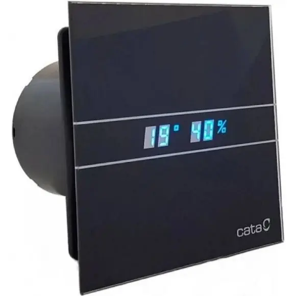 Hit Sezóny CATA e100 GBTH axial.ventilátor s displayem (vlhkost+ teplota)+timer BLACK