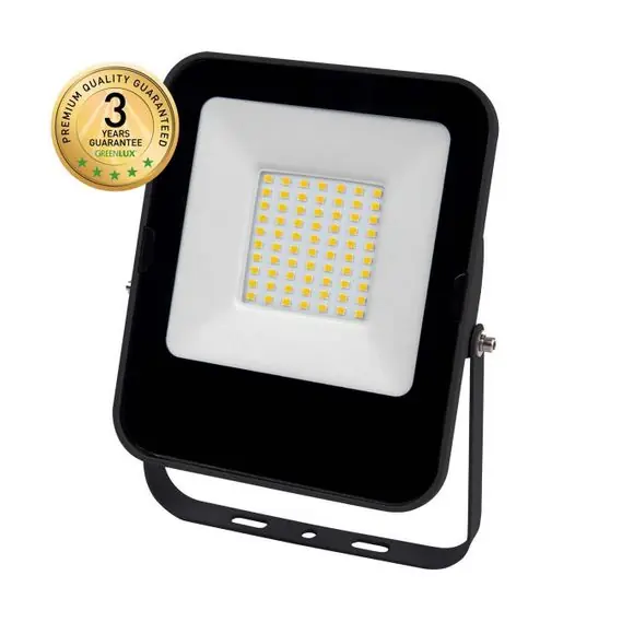 LED VANA 1x50W SMD 5600lm/6000K/IP65 GREENL. ALFA BLACK Top Prodej