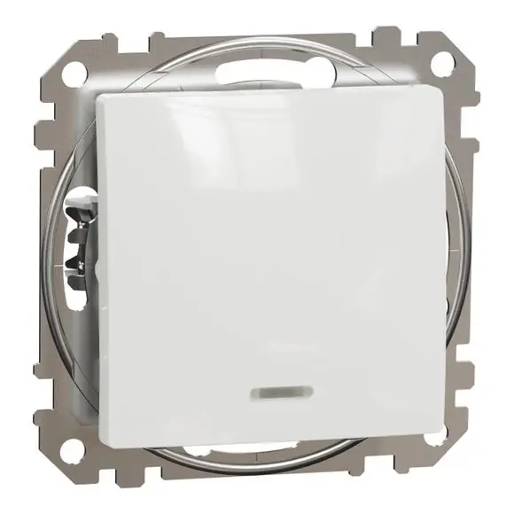 Must-Have Sedna D/E - Tlačítko střídavé řazení 6So orientační kontrolka, Bílá
