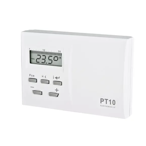 Výhodná Nabídka termostat PT10 dig.násť.4x tepl.změna/den