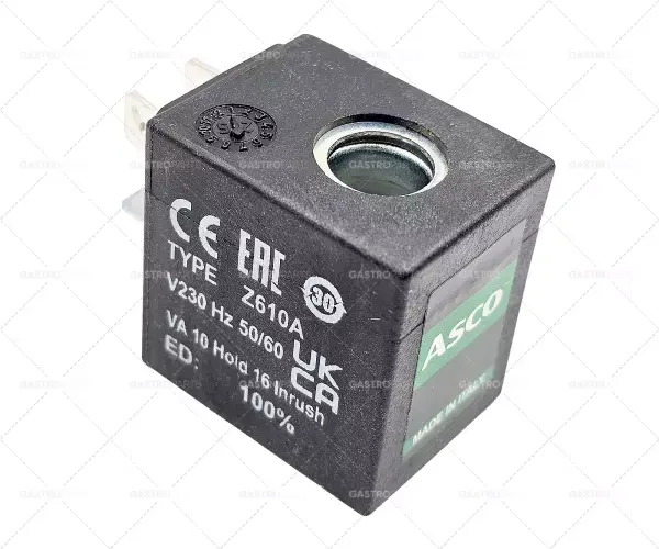 magnetická cívka 230V AC 10VA SIRAI Typ cívky Z610A záznam o 10mm H 33mm L 33mm B 25mm 50 / 60Hz Vysoce Kvalitní