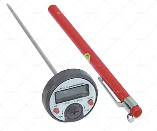 Ověřený délka teploměru 139 mm průměr 35 mm od -50 do 300 °C délka čidla 120 mm ntc