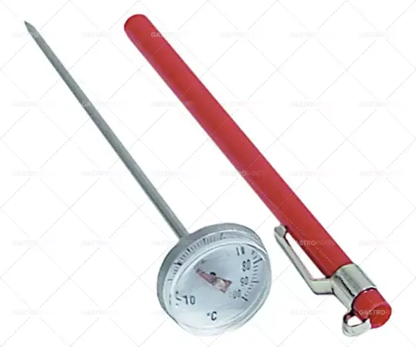 Oblíbený délka teploměru 143 mm teplota max. 100 °C od -10 do 100 °C průměr. 27mm délka čidla 120mm