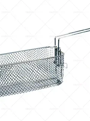Tovární Cena fritovací koš L1 260mm š1 130mm H1 100mm chromovaná ocel