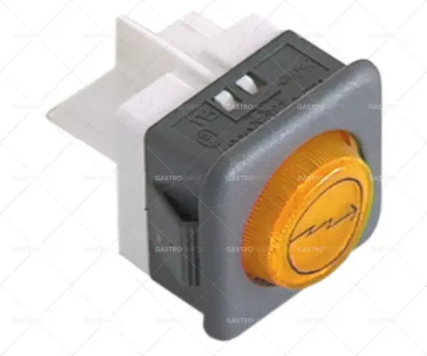 montážní rozměry světelného indikátoru 27,8x25mm žlutá 230V přípojka vnější faston 6,3mm Pouze Dnes