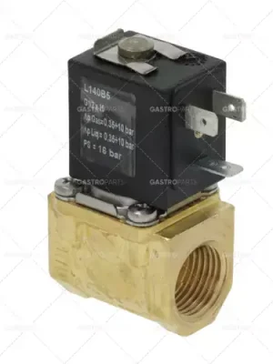Elektromagnetický ventil 2-cestné 230 VAC 1/2 "L 41 mm DN 10 mm zásuvka kompaktní -10 až + 90 ° C SIRAI Nakupujte Hned