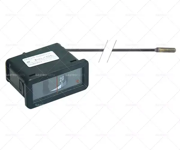 Finální Výprodej Teploměr rozměr 58x25,5mm 0 do + 120 ° C kapiláry 3000 mm sonda o 6,5 mm sondy L 20mm
