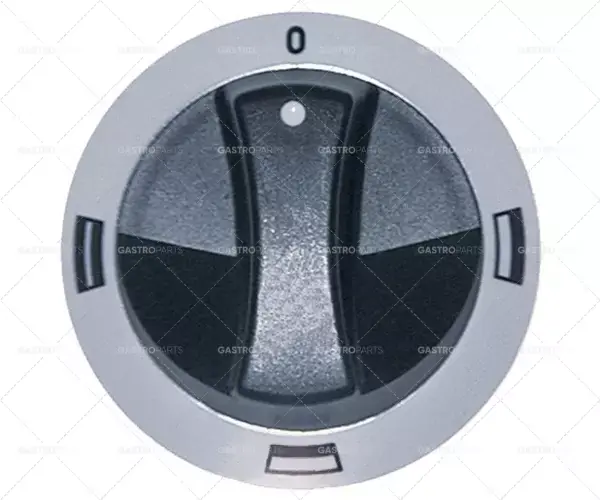 Značkový knebel trouba OH / UH / UH OH + o 77 mm nápravy o 6x4,6mm plochý vrchol bílá / černá