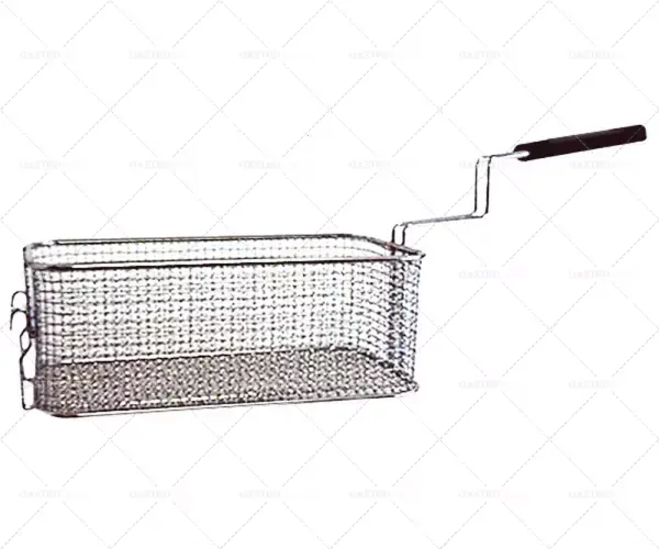 Značkový Fritteusenkorb L1 300 mm 175 mm B1 H1 120mm ocelové chromované