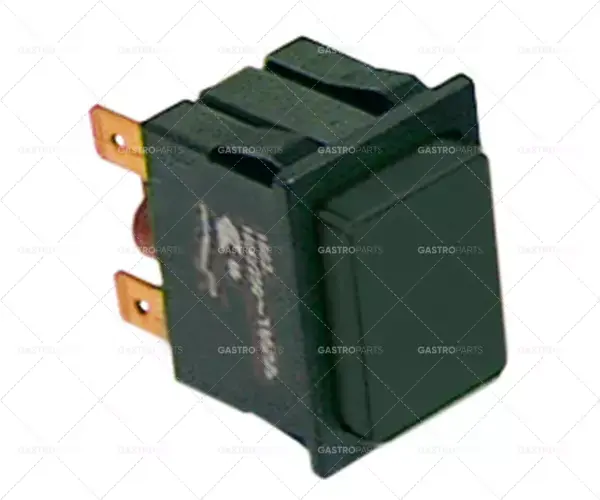 momentové tlačítko rozměr 30x22mm 250V 16A 2no samec 6,3mm obdélníkový černý Aktuální