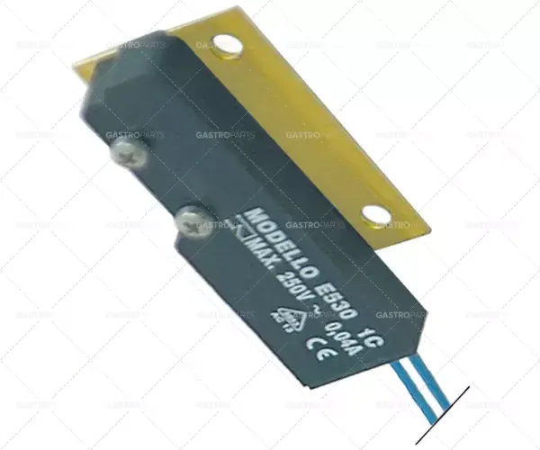 Akční Cena Magnetický spínač L 65 mm B 20 mm 1NO 250V 0.04A P max. 100W Připojení plochý konektor 6,3 mm