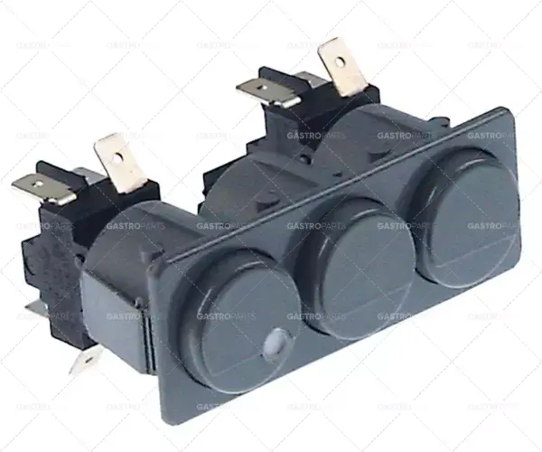 kombinace spínače s indikátorem montážní rozměry 28,5x77,5 mm černá 2CO/2CO Koupit Online