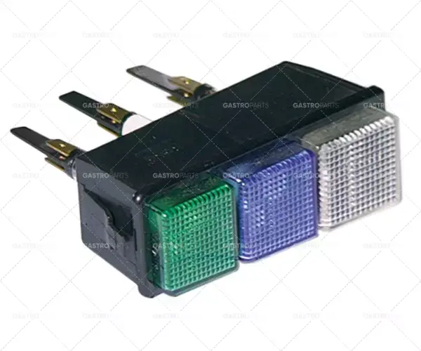 montážní rozměry řídicí lampy 28,5x77,5mm 230V Finální Výprodej
