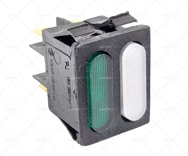 Signál rozměr 30x22mm lampa 230 zelená / bílá spojení kartách 6,3mm Temp.Best. 125 ° C Akční Cena