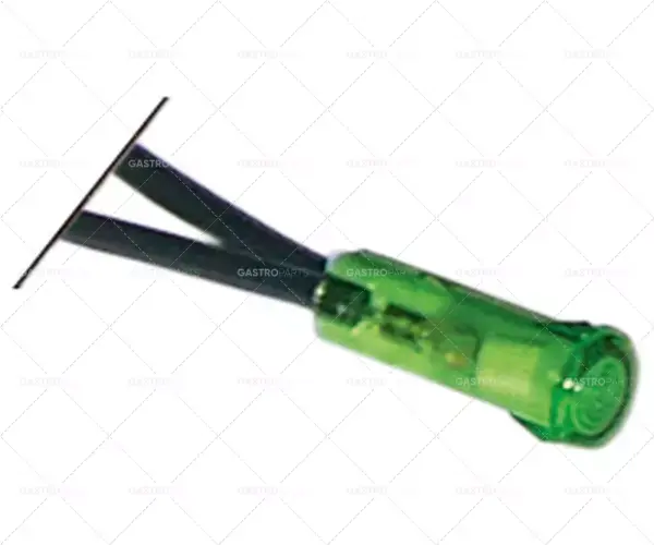 kontrolka ø 6mm 24V zelená délka kabelu 150mm Originální
