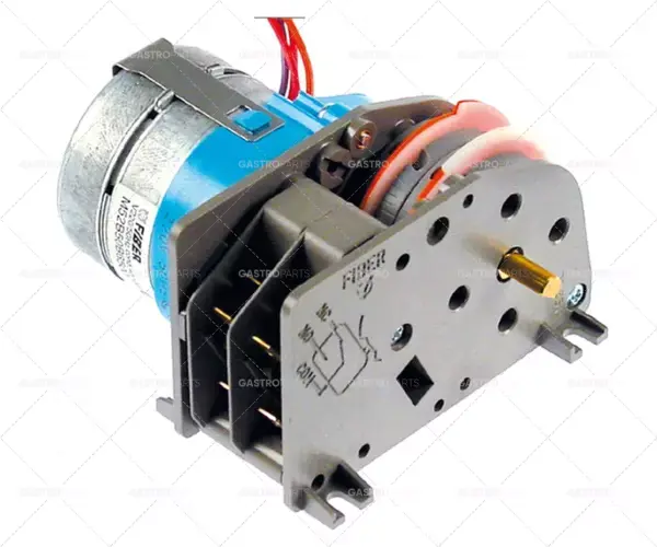 Jen Po Omezenou Doba časovač FIBER P25 motory 1 komora 2doba provozu 10s 230V hřídel ø 6x4,6mm