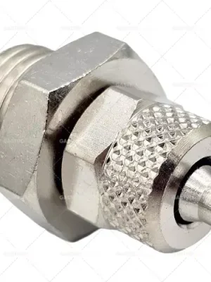 Hit Sezóny Vybíhání rovná trubka o 4/6 mm Závit 1/4 "z poniklované mosazi Unit 1 kus