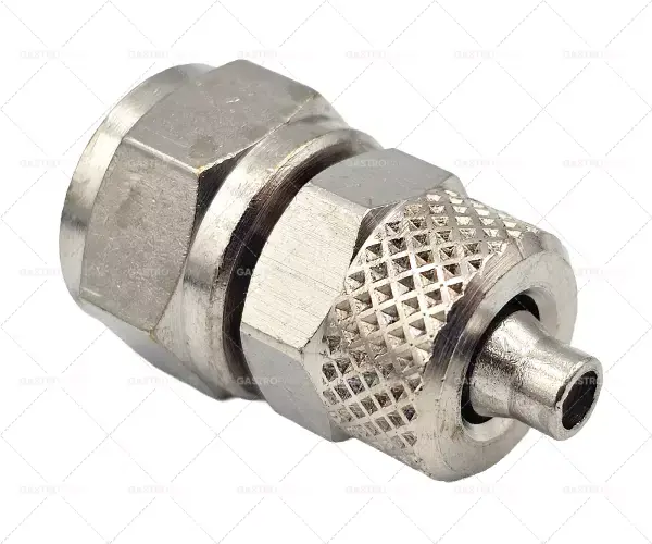 Vybíhání rovná trubka o 4/6 mm Závit 1/8 "z poniklované mosazi Unit 1 kus Přímo Od Výrobce
