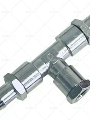 Autentický T-kus třícestná přípojka 1/8" hadice ø 12-12 mm