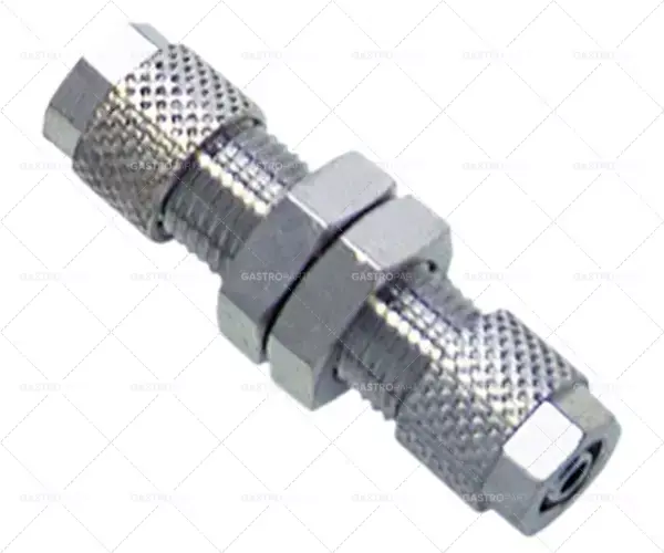 Sezónní Sleva šroubení z poniklované mosazi ø 6x8mm přímý průchozí typ