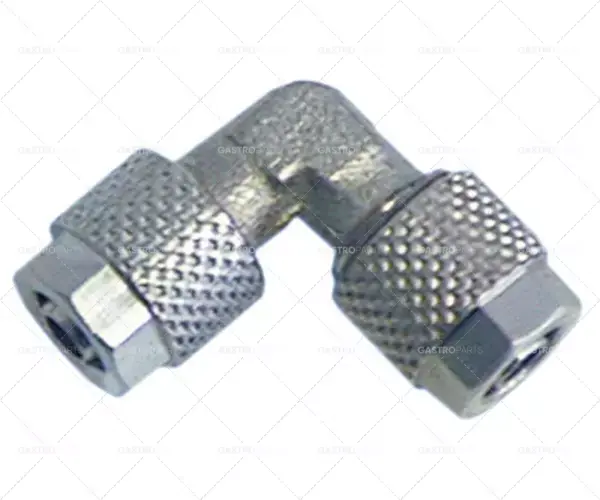 šroubení z poniklované mosazi ø 6x8mm šikmé Víkendová Akce