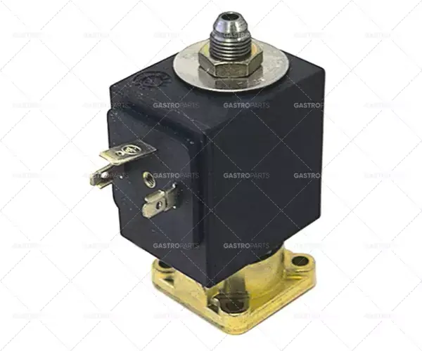 elektromagnetický ventil 3-cestný 24 VAC dn 2,3mm násuvná zásuvka din 0 do +130°C sirai Časově Omezené