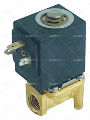Novinka elektromagnetický ventil 2-cestné připojení 24 VAC 1/4" L 42mm DN 3,5mm násuvná zásuvka DIN