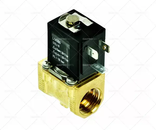 Elektromagnetický ventil mosaz 2-way 24 VAC vstup 1/2 "Výstup 1/2" 1/2 "L 41 mm DN 10 mm Levný