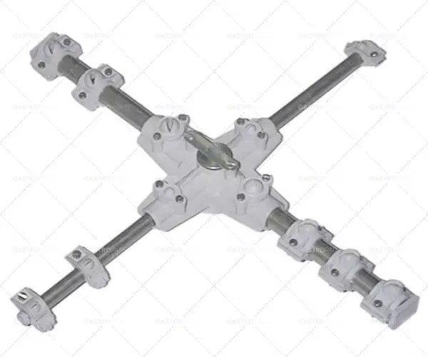mycí a oplachovací rameno spodní délka 410 mm 6 mycích trysek 4 oplachovací trysky průměr upevnění 12 mm 45 mm Aktuální