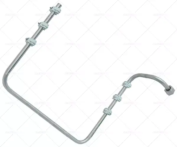 Sleva oplachovací rameno L 270mm montážní pozice spodní trysky 6 kompletní s tryskou H 390mm