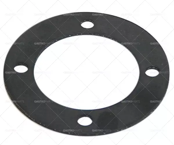 Zlevněný těsnění se 4 otvory pro šrouby ID ø 74 mm ED ø 116 mm tloušťka 3 mm