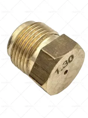 Zlevněný Plynová tryska se závitem M13x1 otvor o 1,3 mm SW 13