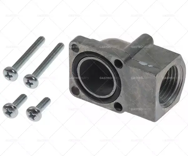 Výhodná Nabídka Plynová přípojka pod úhlem 1/2 "příruba 32x32mm 24x24mm LA Tandem