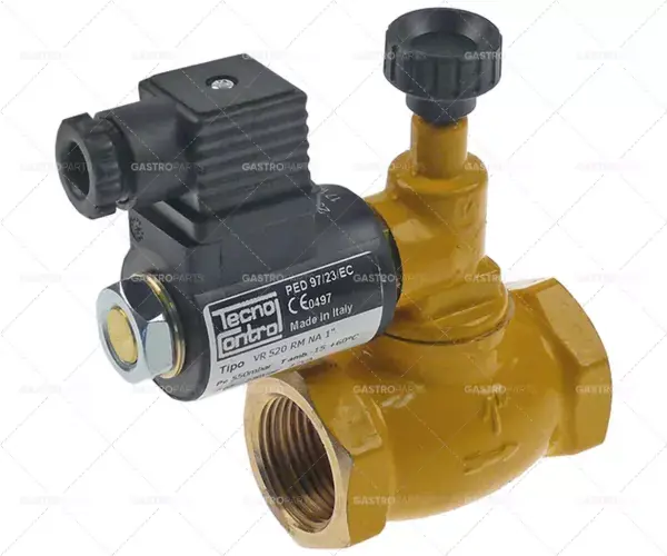 Dvoucestný elektromagnetický ventil 230V podlahový 1" 0,55bar Nejprodávanější