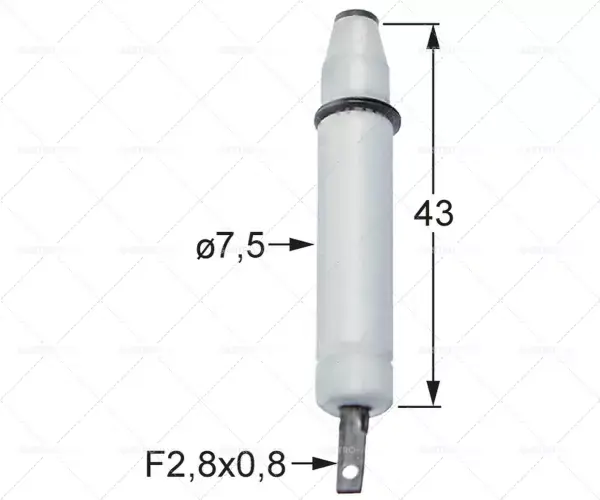 Nejlepší Cena pojistková zástrčka průměr 1 6x7mm průměr 2 6x6mm průměr f2.8x