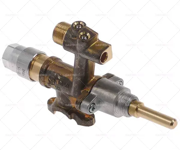 Plynový kohout MADEC přívodní plynové potrubí příruba 16 mm KBD o výstup 1,4mm plyn M12x1 (trubka o 8 mm) Levný