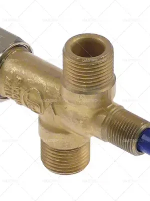 bezpečnostní ventil přední upevnění m12x1 tlakový rozsah 50mbar přívod plynu 3/8" (trubka ø 10mm) Značkový