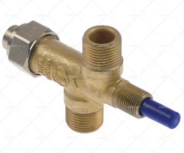 bezpečnostní ventil přední upevnění m12x1 tlakový rozsah 50mbar přívod plynu 3/8" (trubka ø 10mm) Značkový