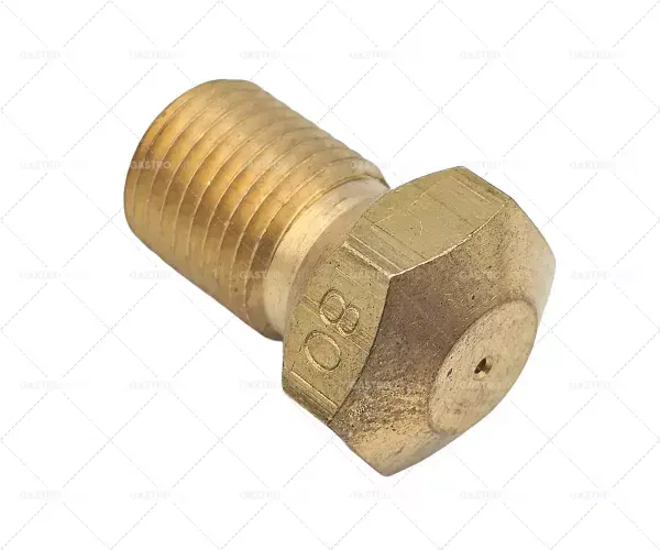 Plynová tryska M10x1 SW 13 díra o 0,8mm Horká Nabídka