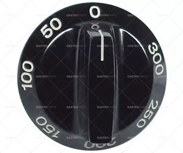 Super Cena knoflík termostatu t.max. 300°C teplotní rozsah 50-300°C ø 54mm hřídel ø 6x4,6mm