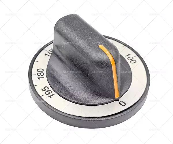 Knebel termostat T.MAX. 195 ° C O O 71mm náprava 6x4,6mm plochý top black Expresní Doručení