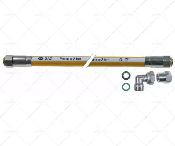 plynová hadice d 1500mm přípojka 1/2" it - 1/2" it dn15 ohebná hadice potažená plastem Kup Teď